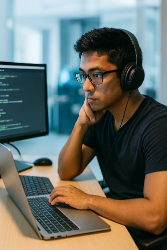 On-Site tech and computer support.